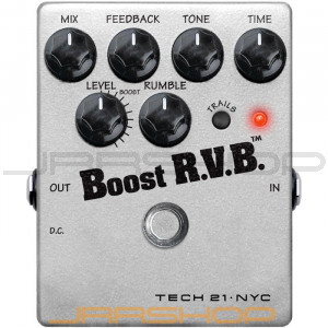 Tech 21 Boost R.V.B. Analog Reverb Emulator w/ Clean Boost