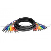 Hosa CPR-802 8-Ch Snakes RCA to Unbalanced 1/4" (M) 2m