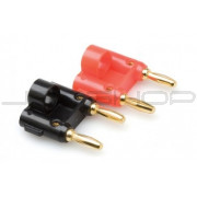 Hosa BNA-100 Connector, Dual Banana, 2 pc