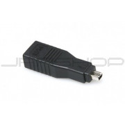 Hosa GFW-517 FireWire 400 Adaptor, 6-pin to 4-pin