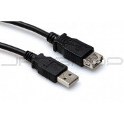 Hosa USB-210AF High Speed USB Extension Cable, Type A to Type A, 10 ft