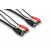 Hosa VSR-304 S-Video AV Cable, S-Video to Same, Integrated Dual RCA to Same Audio Interconnect, 4 m