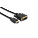 Hosa HDMD-403 Standard Speed HDMI Cable, HDMI to DVI-D, 3 ft