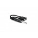 Hosa YMP-234 Y Cable, 1/4 in TRS to Dual 3.5 mm TRSF