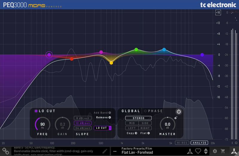 TC Electronic PEQ 3000 Versatile 2x12 Midas EQ